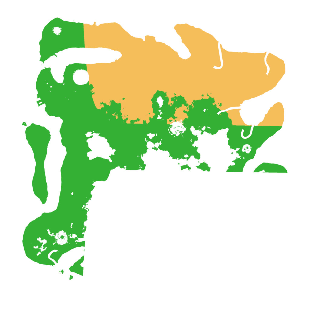 Biome Rust Map: Procedural Map, Size: 3500, Seed: 336346