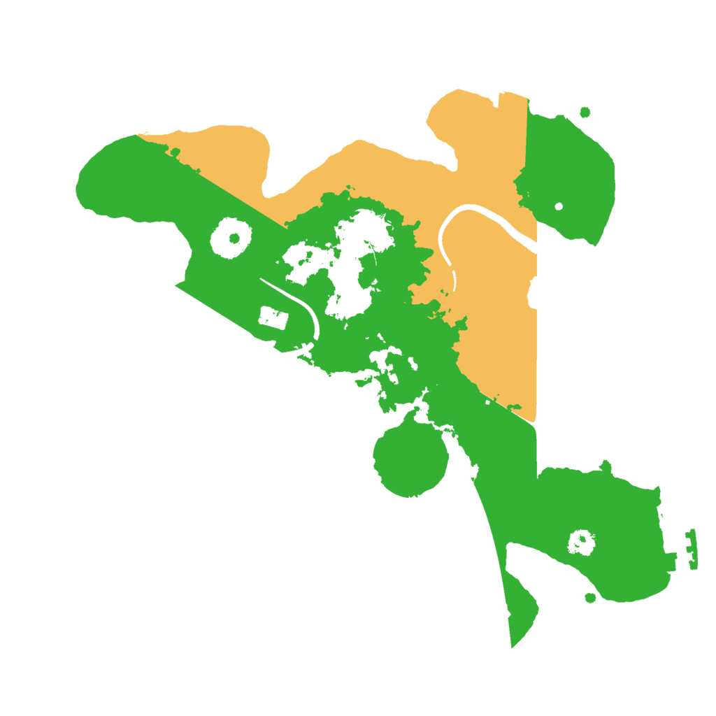 Biome Rust Map: Procedural Map, Size: 2700, Seed: 49522527