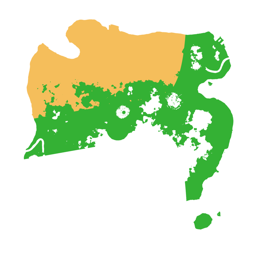 Biome Rust Map: Procedural Map, Size: 3000, Seed: 14384