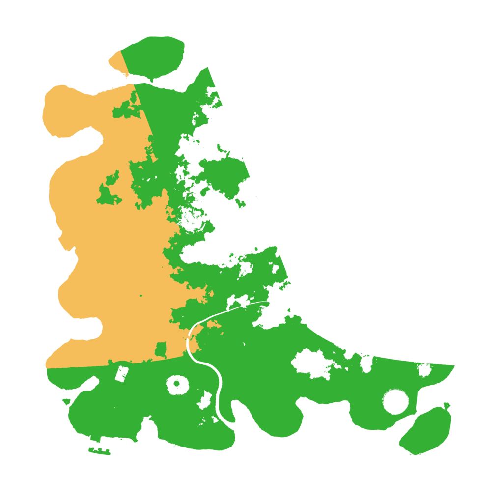 Biome Rust Map: Procedural Map, Size: 3500, Seed: 766246153