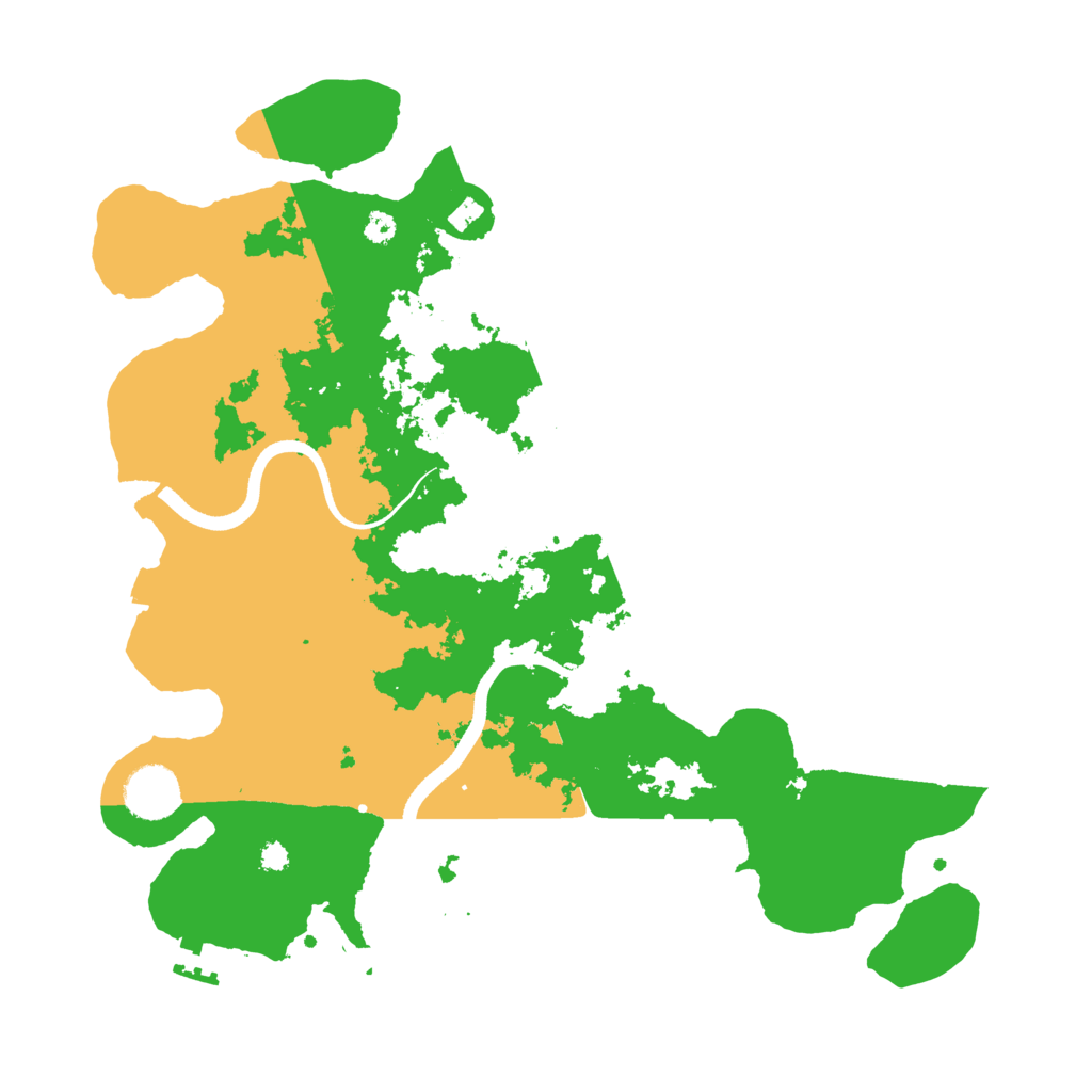 Biome Rust Map: Procedural Map, Size: 3500, Seed: 766246153