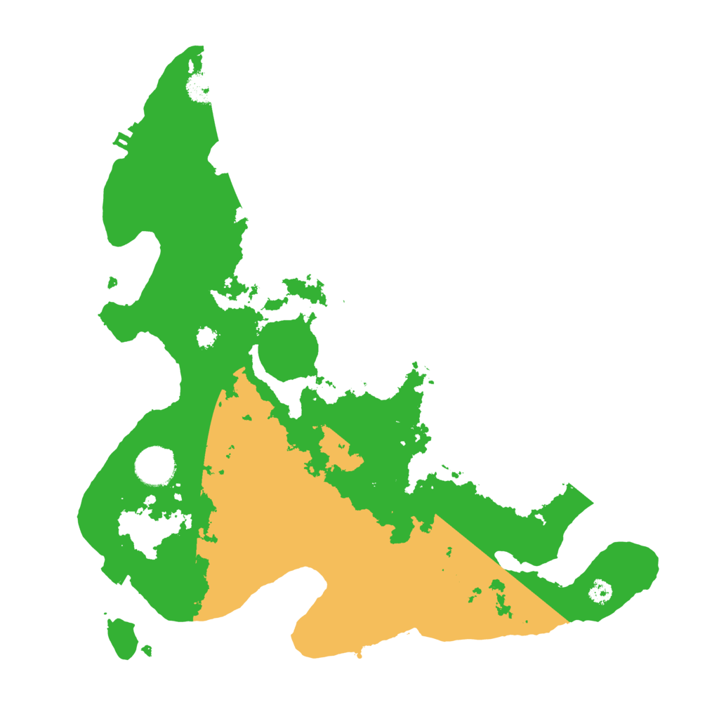 Biome Rust Map: Procedural Map, Size: 3200, Seed: 5648646