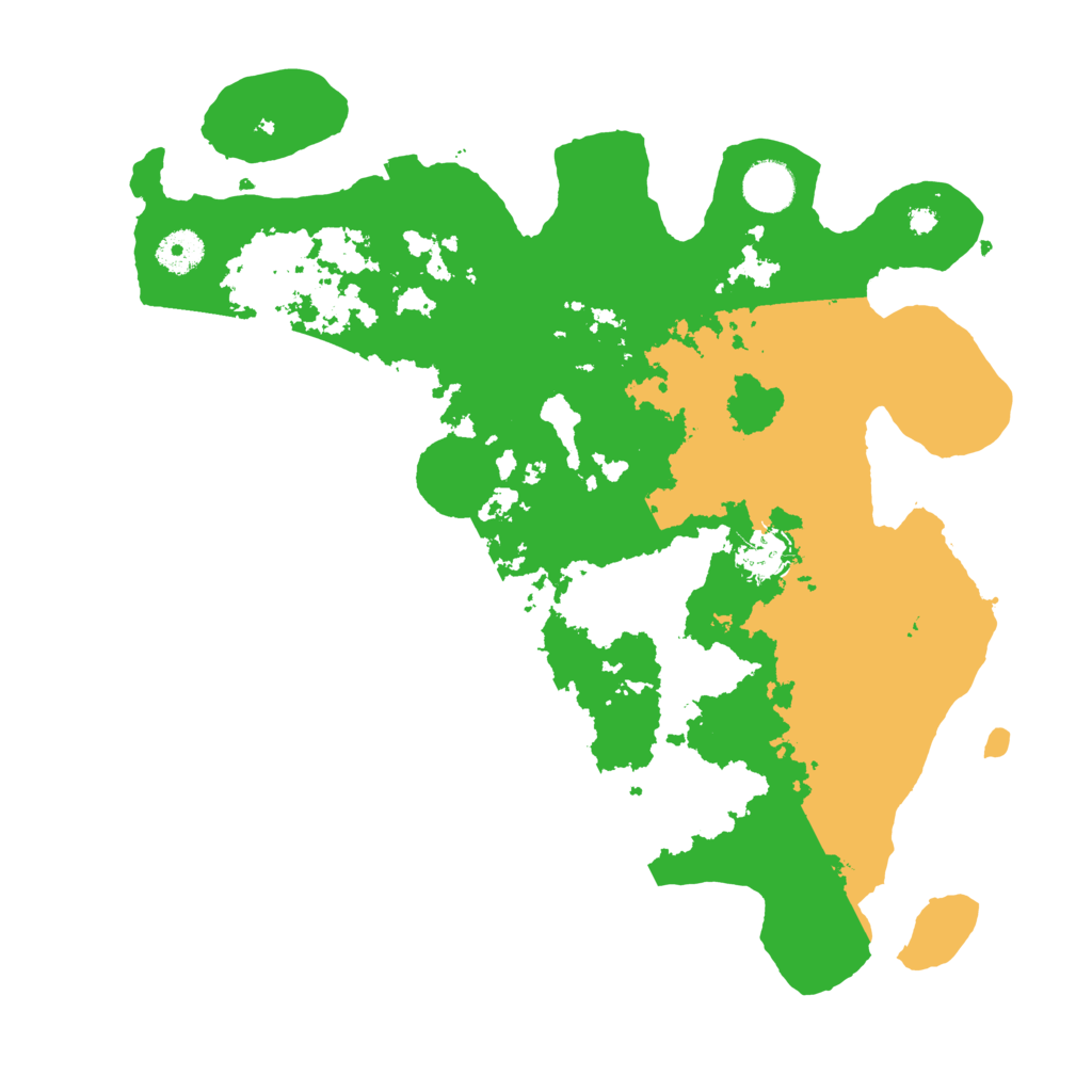 Biome Rust Map: Procedural Map, Size: 3700, Seed: 64944295