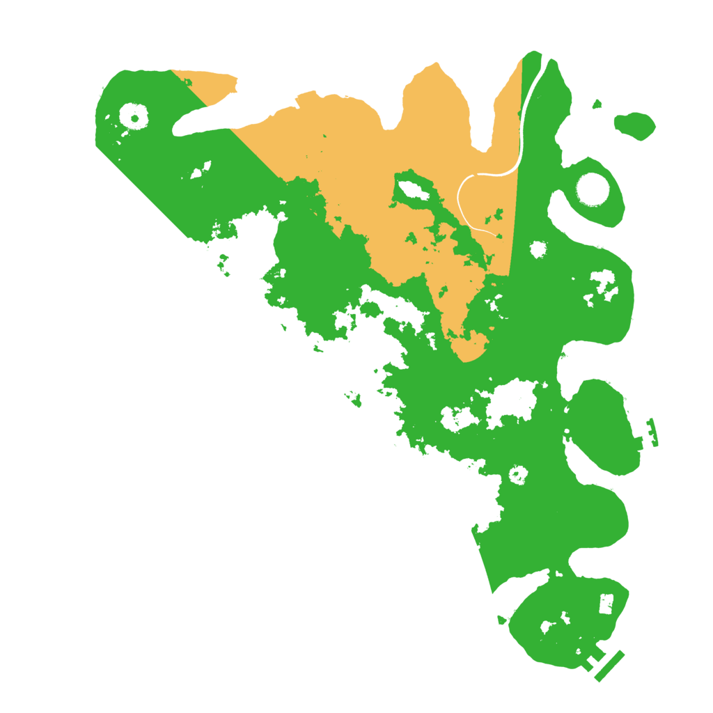 Biome Rust Map: Procedural Map, Size: 3798, Seed: 87612