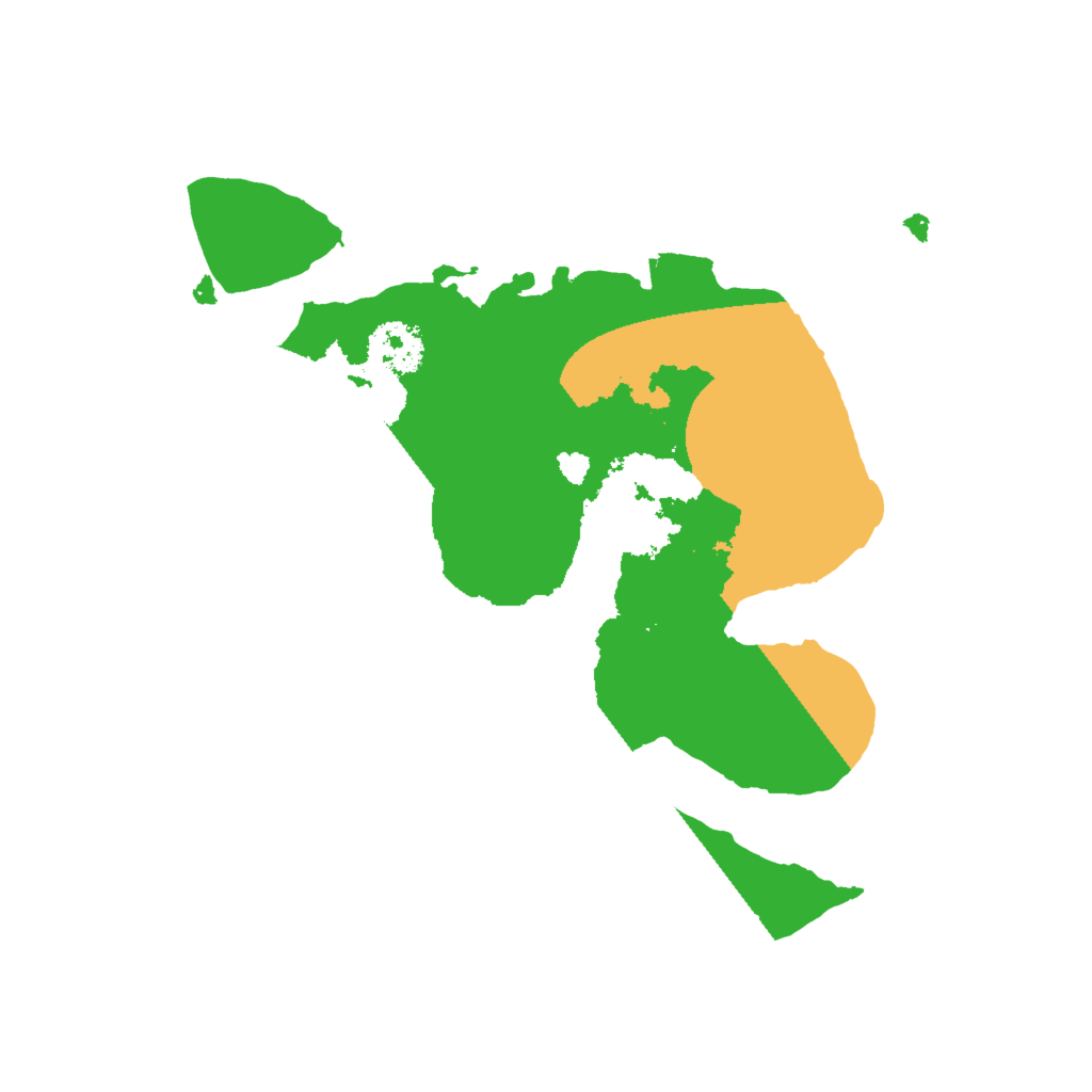 Biome Rust Map: Procedural Map, Size: 2000, Seed: 116770112