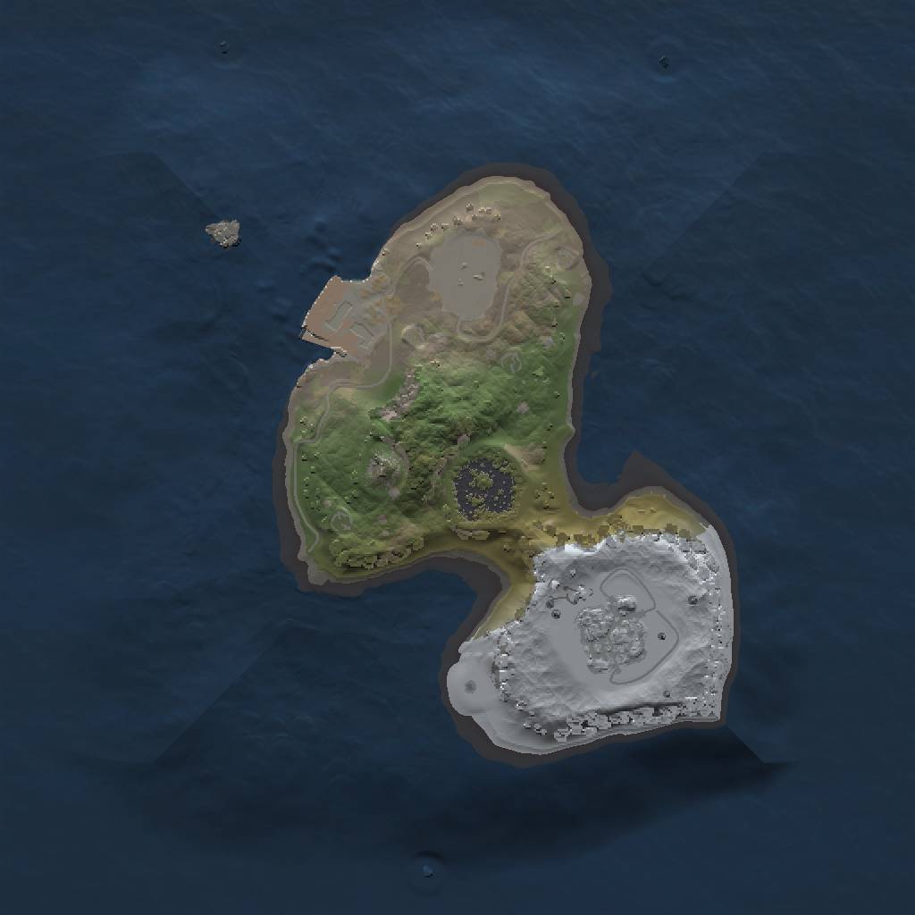 Rust Map: Procedural Map, Size: 1500, Seed: 984176239, 4 Monuments