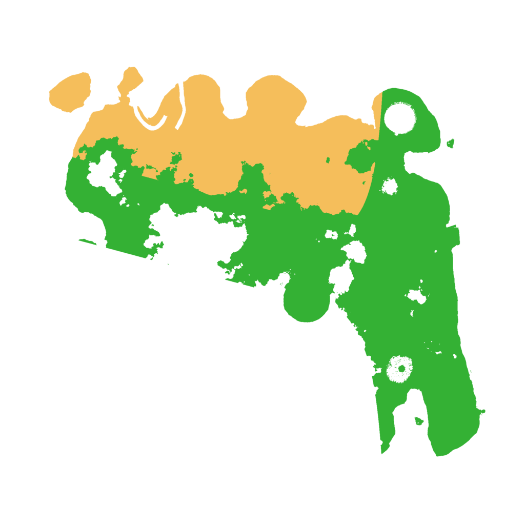 Biome Rust Map: Procedural Map, Size: 3000, Seed: 578346691