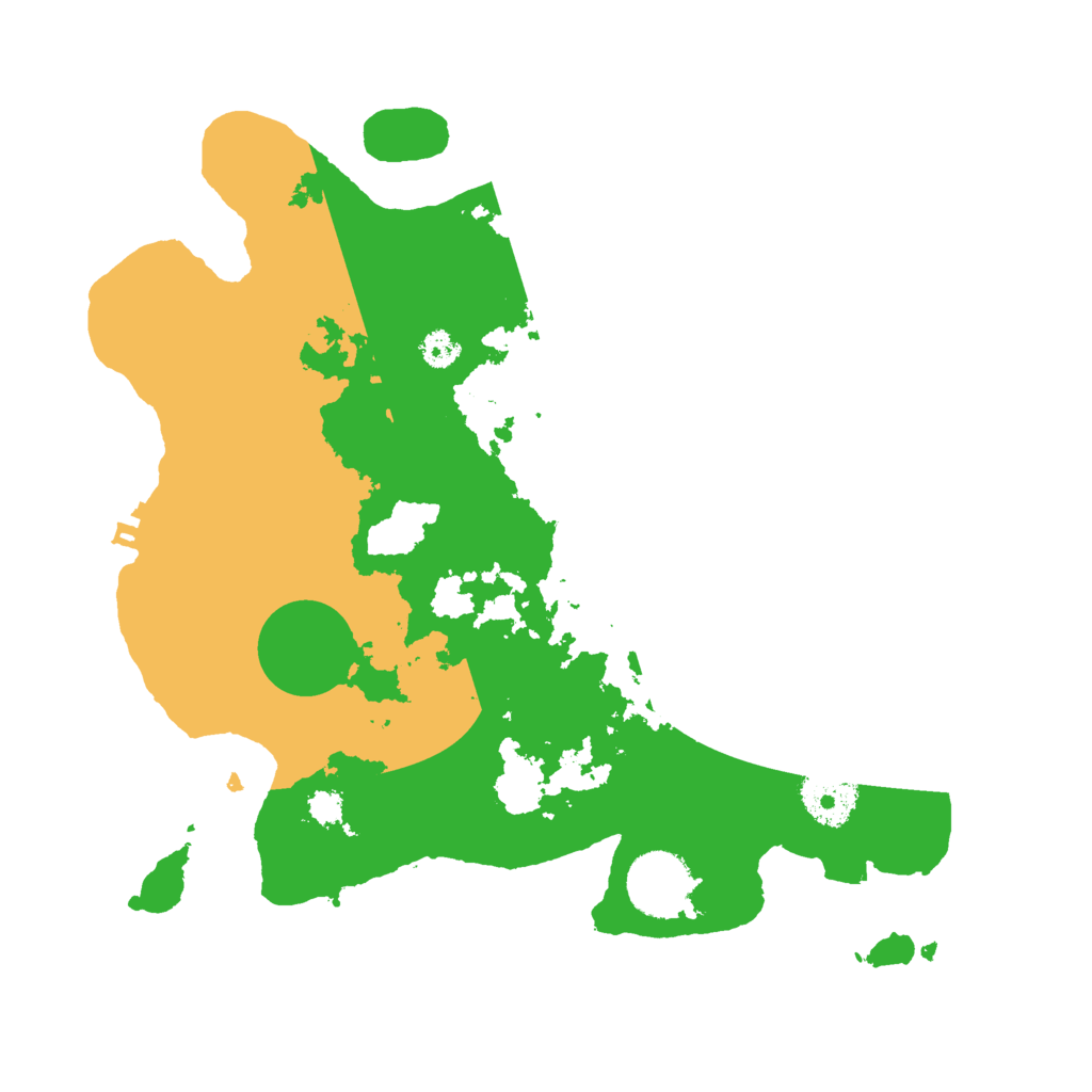 Biome Rust Map: Procedural Map, Size: 3000, Seed: 52966