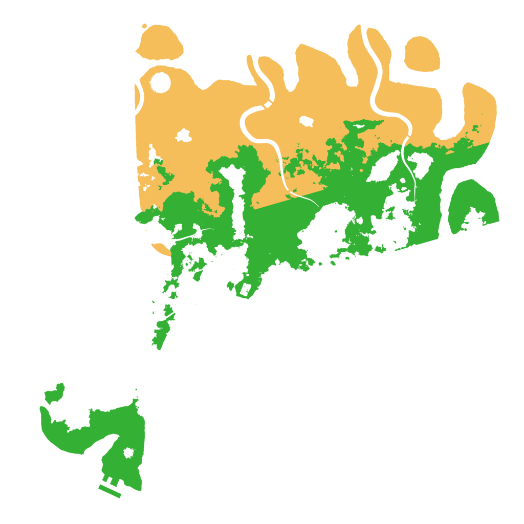 Biome Rust Map: Procedural Map, Size: 4500, Seed: 473537857