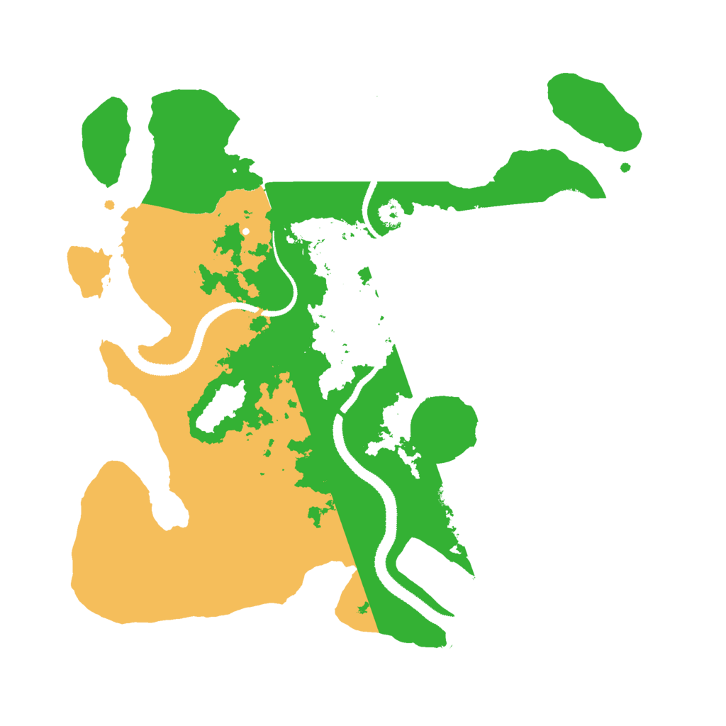 Biome Rust Map: Procedural Map, Size: 3000, Seed: 315784