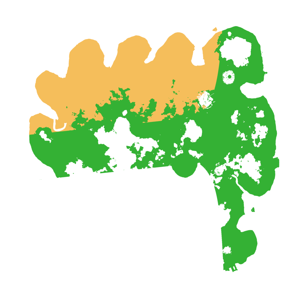 Biome Rust Map: Procedural Map, Size: 3500, Seed: 1991887205