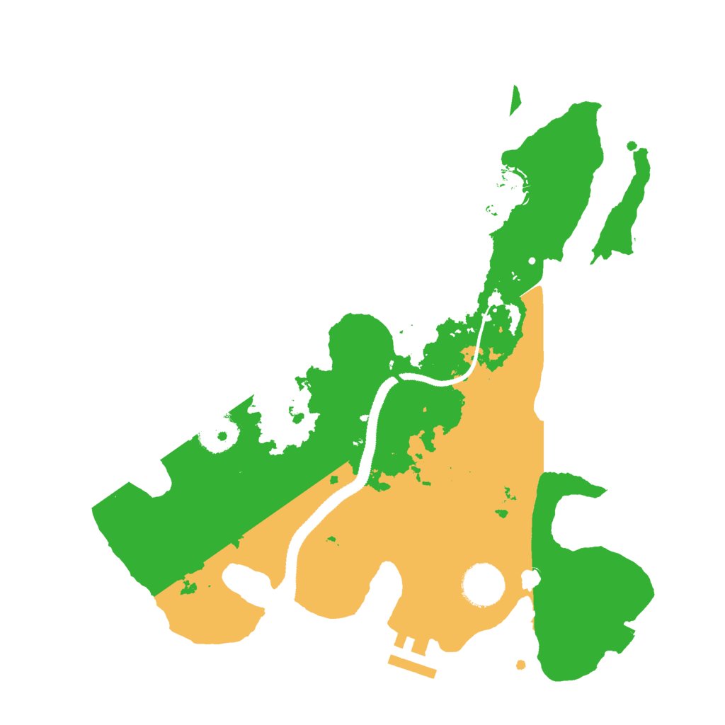 Biome Rust Map: Procedural Map, Size: 3000, Seed: 9036472
