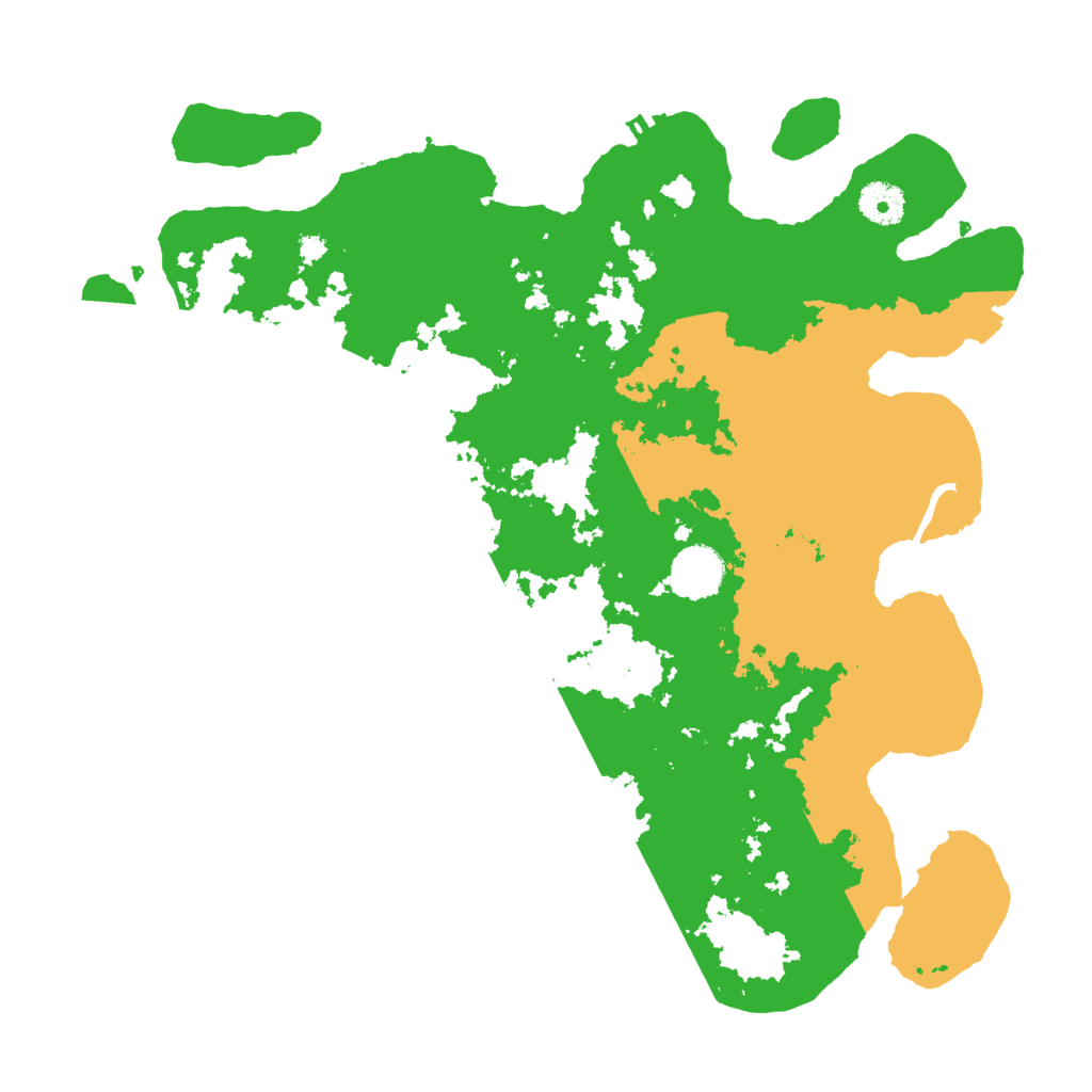 Biome Rust Map: Procedural Map, Size: 3700, Seed: 1427709186