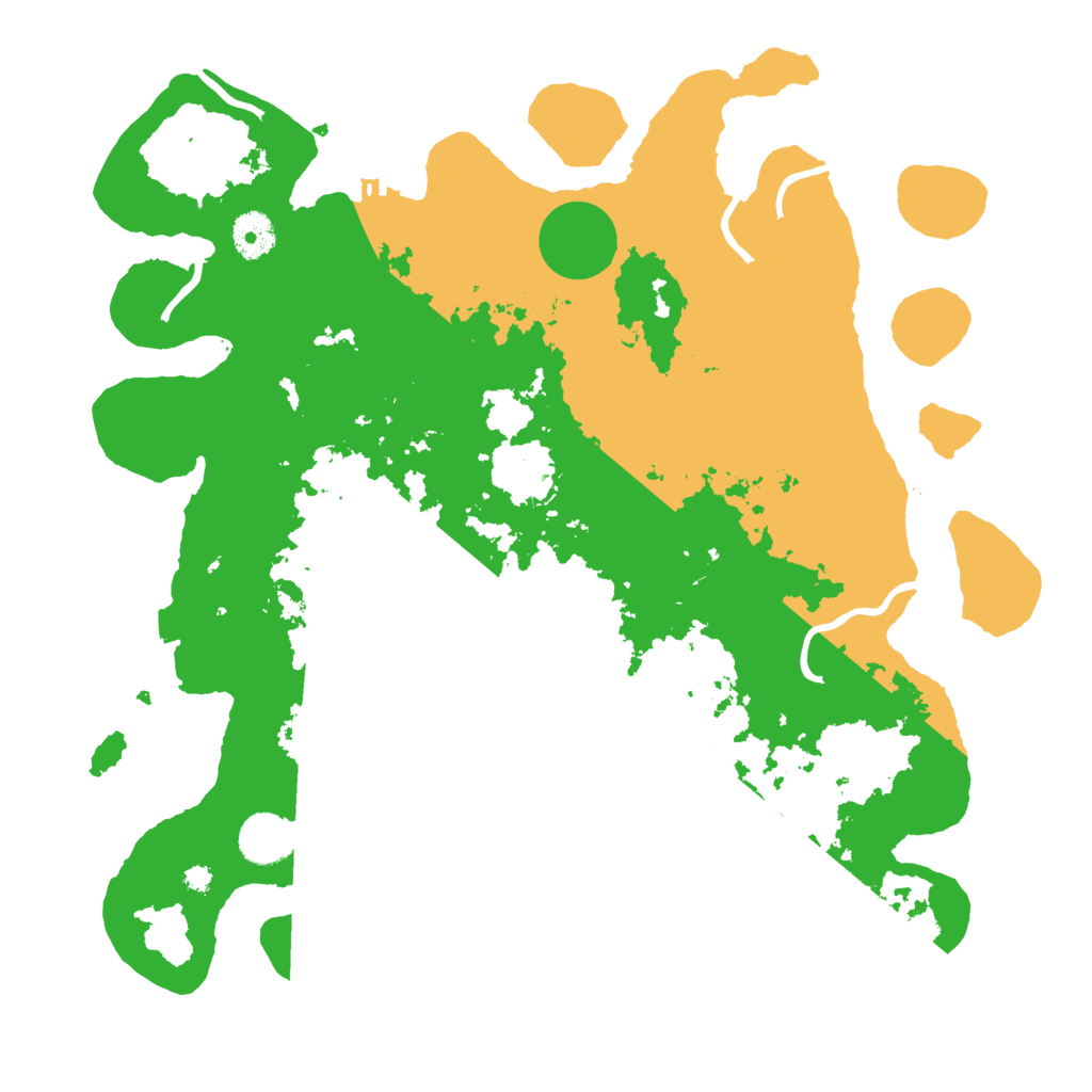 Biome Rust Map: Procedural Map, Size: 3700, Seed: 446767049