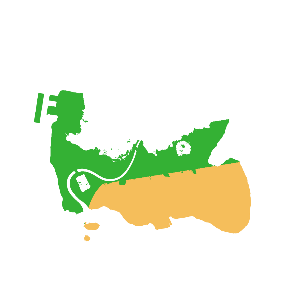 Biome Rust Map: Procedural Map, Size: 2000, Seed: 1112