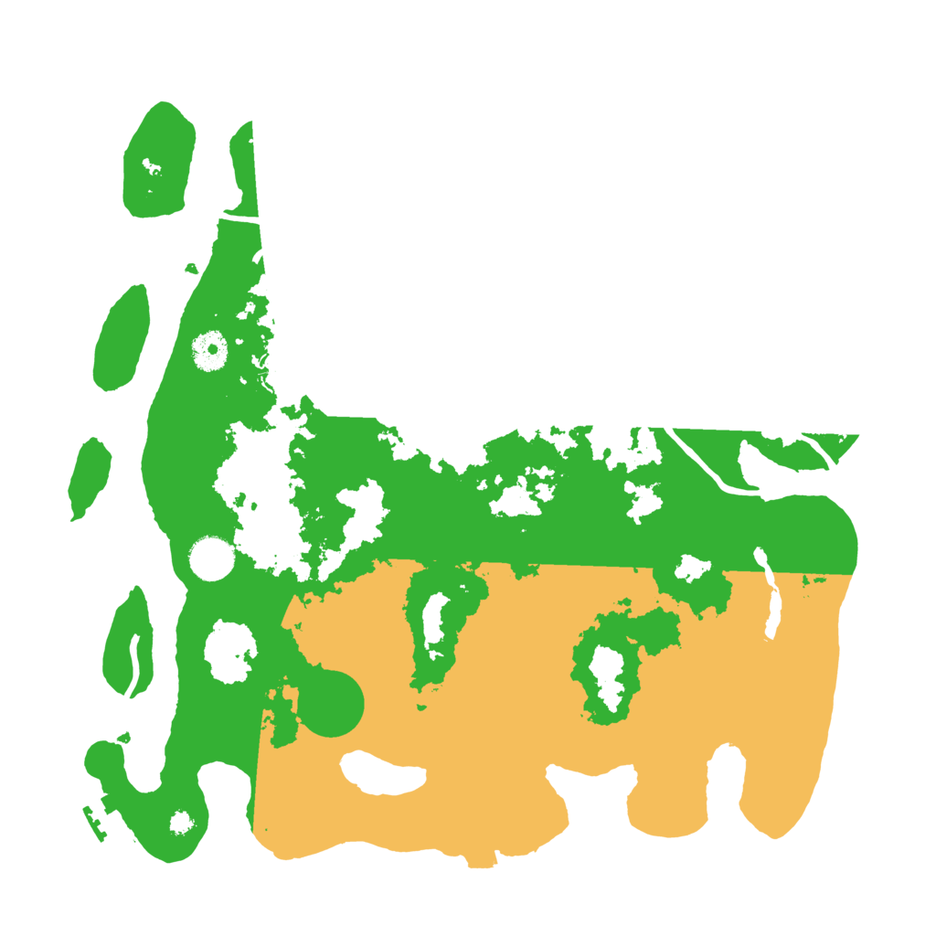 Biome Rust Map: Procedural Map, Size: 3700, Seed: 198493741