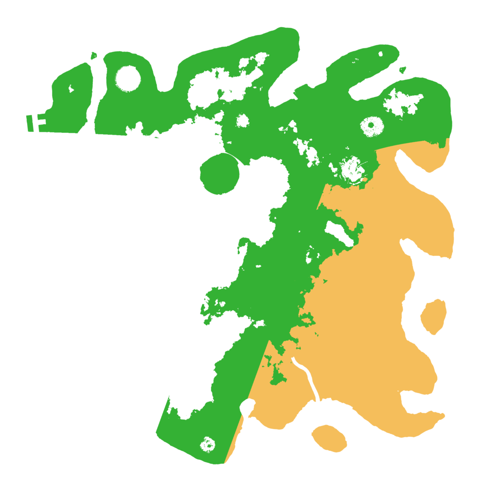 Biome Rust Map: Procedural Map, Size: 3500, Seed: 927526926