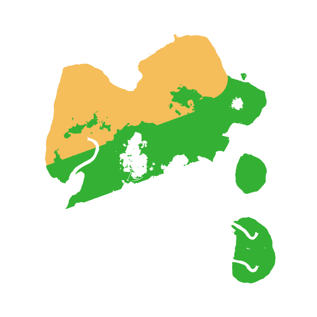 Biome Rust Map: Procedural Map, Size: 2400, Seed: 1389259165