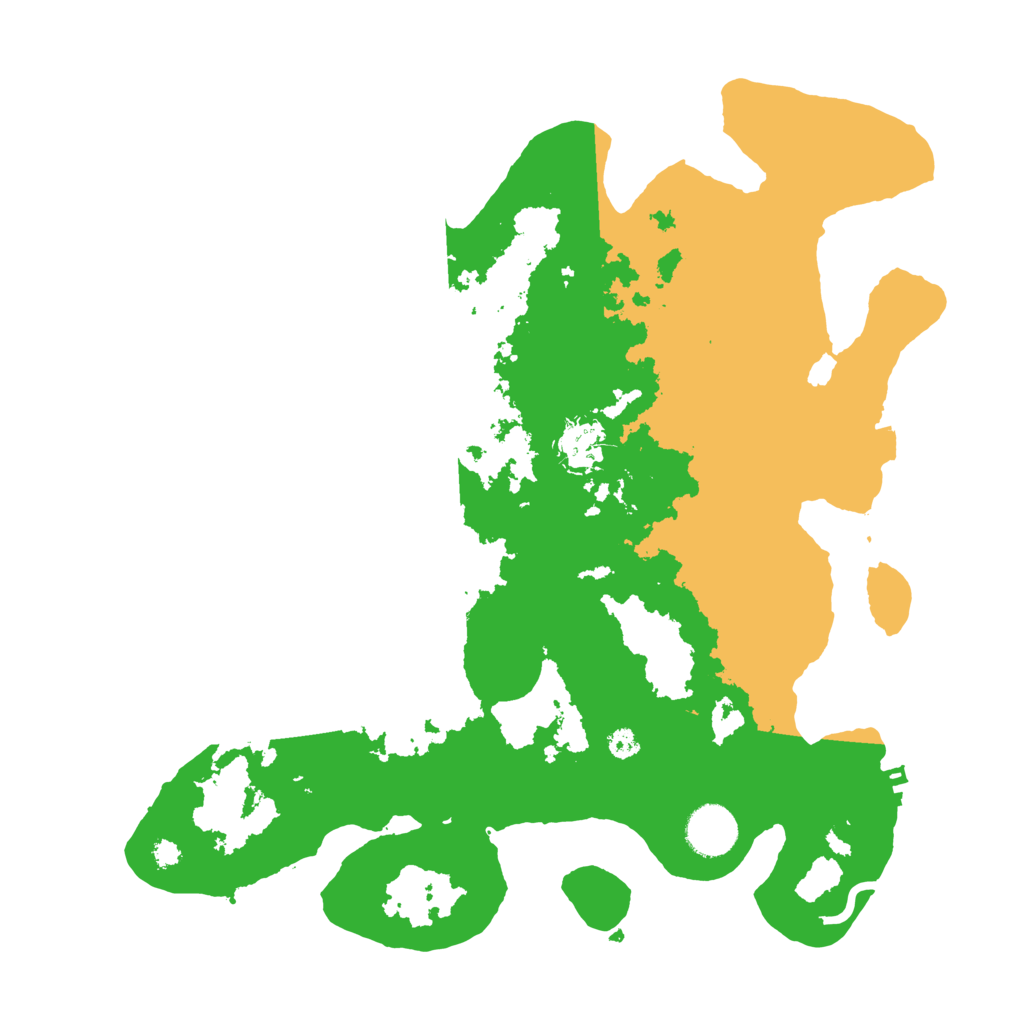 Biome Rust Map: Procedural Map, Size: 3500, Seed: 1228