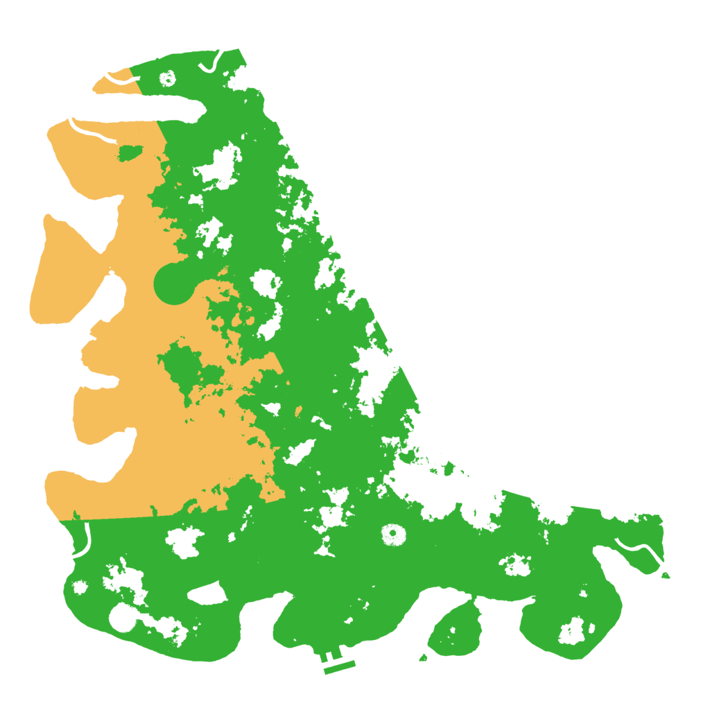 Biome Rust Map: Procedural Map, Size: 4500, Seed: 941313436