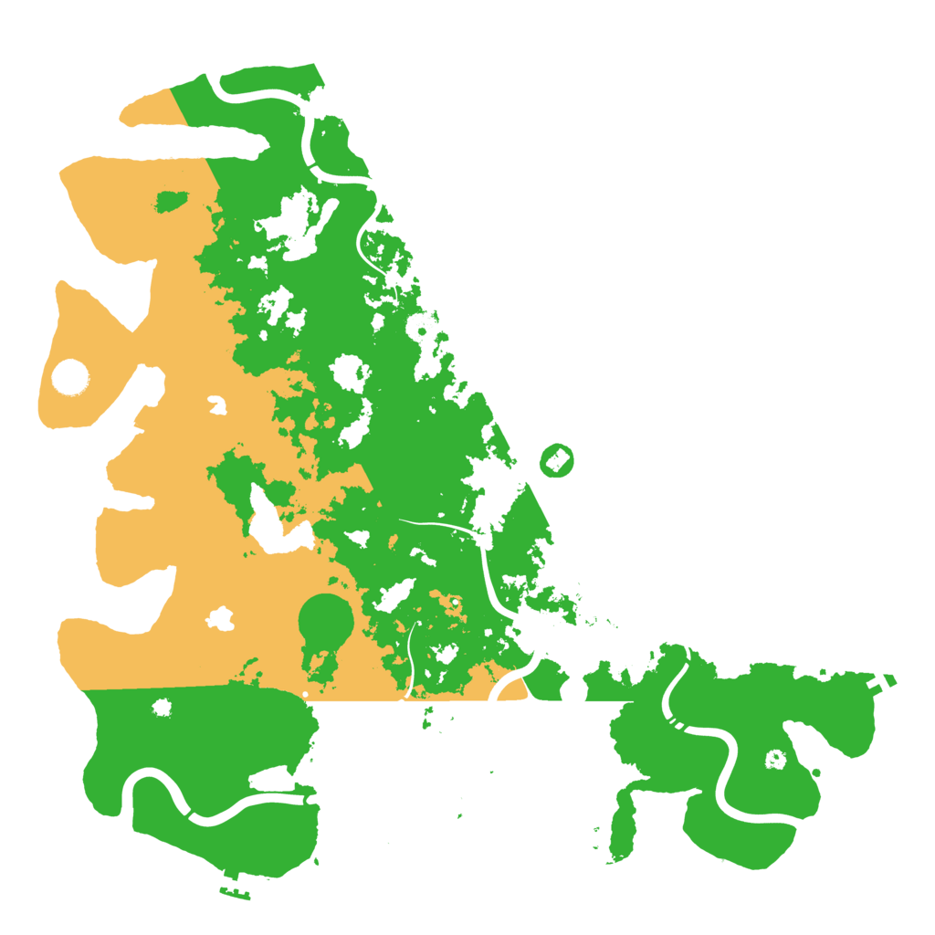 Biome Rust Map: Procedural Map, Size: 4500, Seed: 941313436