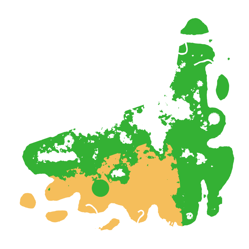 Biome Rust Map: Procedural Map, Size: 3800, Seed: 1962480816