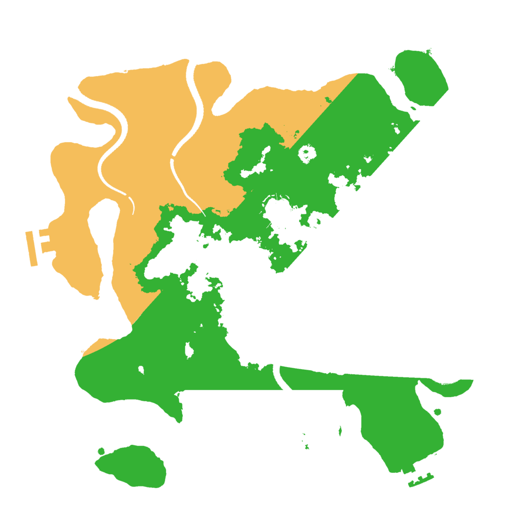 Biome Rust Map: Procedural Map, Size: 3000, Seed: 1623432