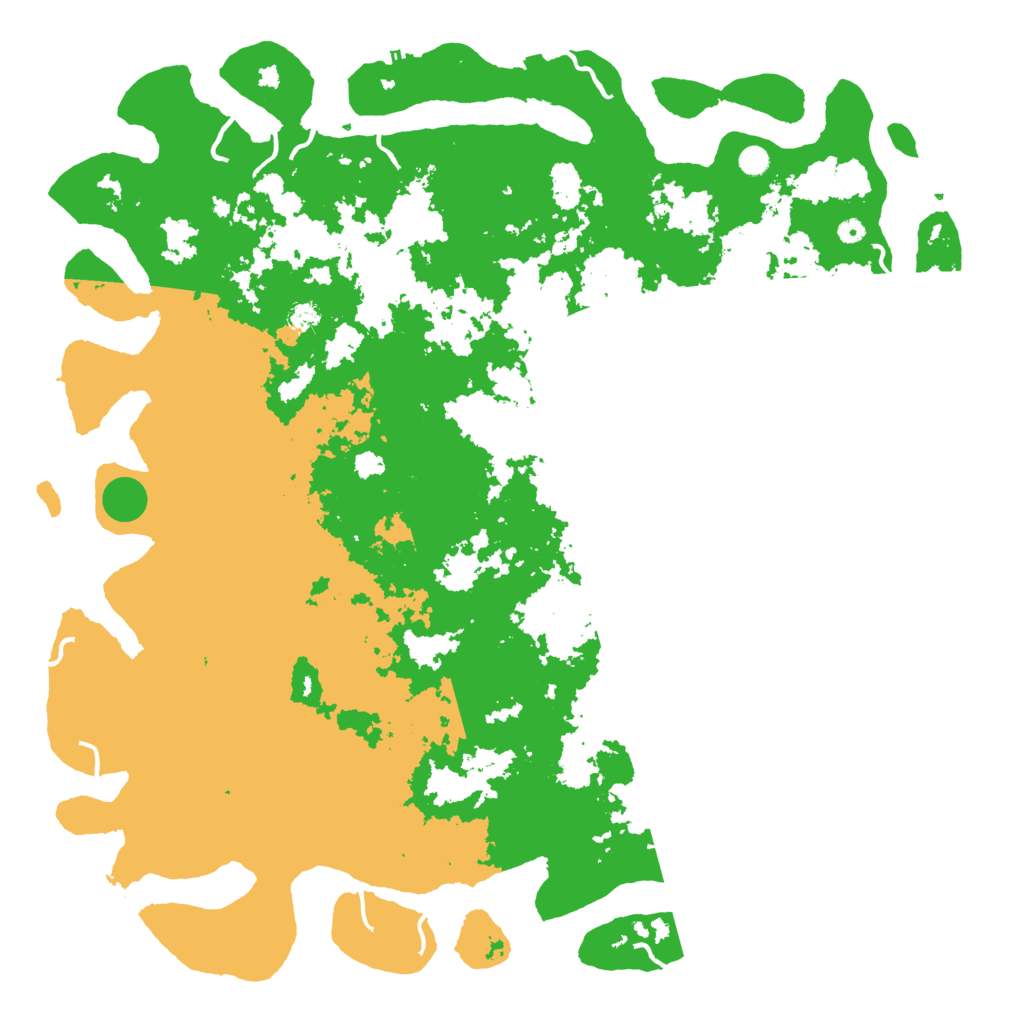Biome Rust Map: Procedural Map, Size: 6000, Seed: 509672710