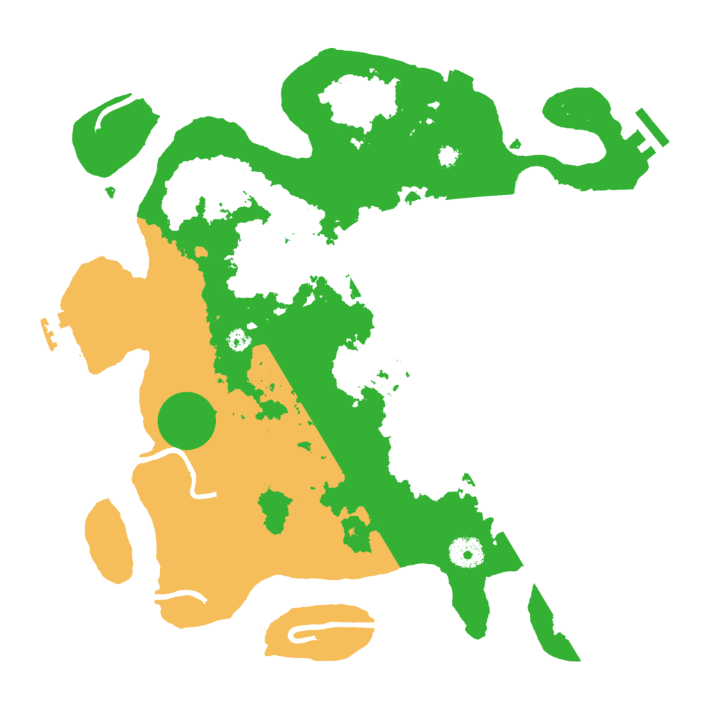Biome Rust Map: Procedural Map, Size: 3250, Seed: 154834183