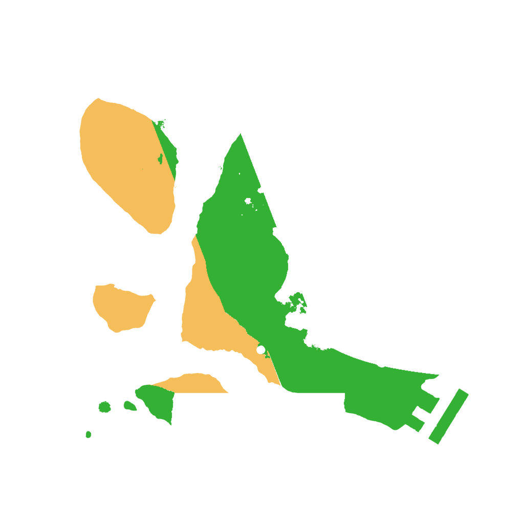 Biome Rust Map: Procedural Map, Size: 1800, Seed: 87345333