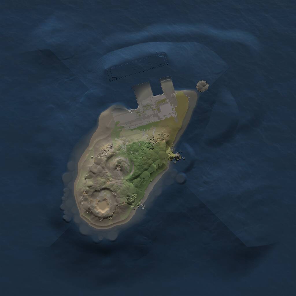 Rust Map: Procedural Map, Size: 1000, Seed: 896519945, 2 Monuments