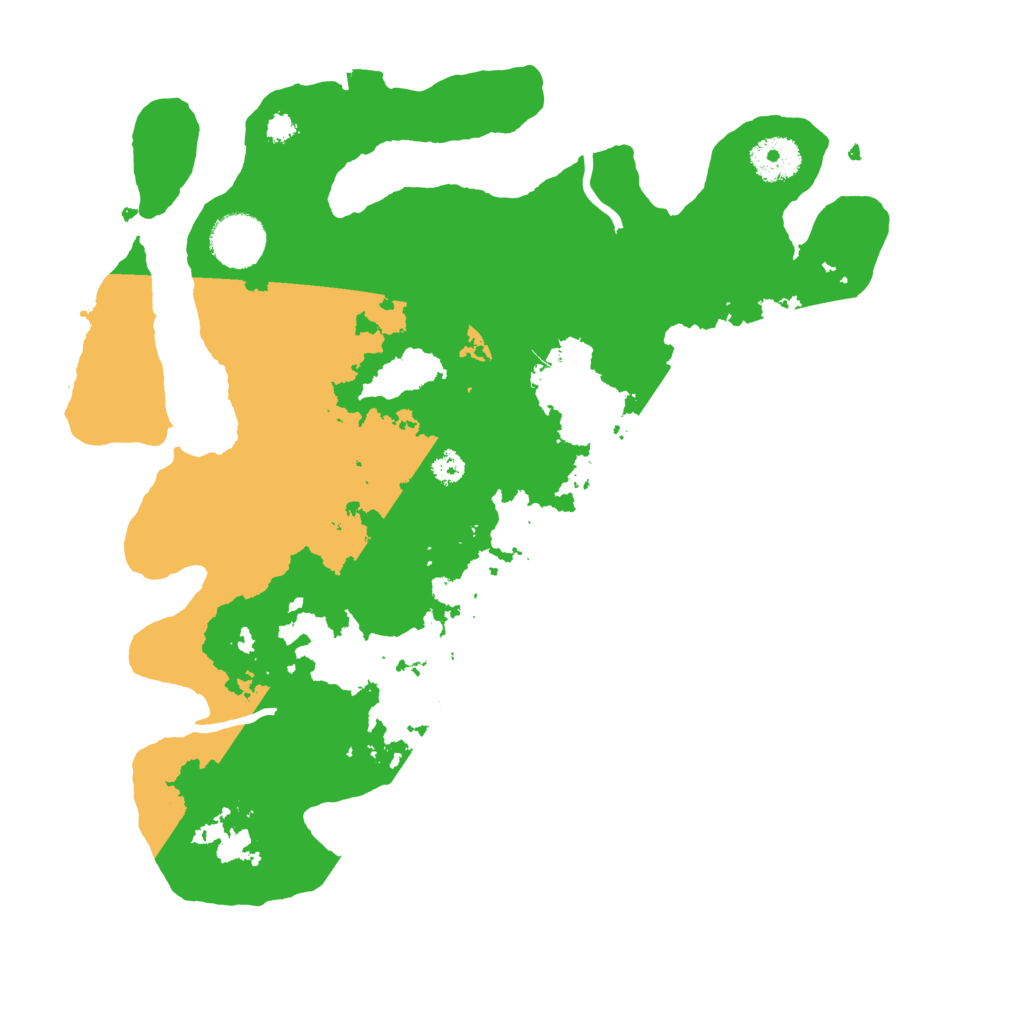 Biome Rust Map: Procedural Map, Size: 3300, Seed: 199389123