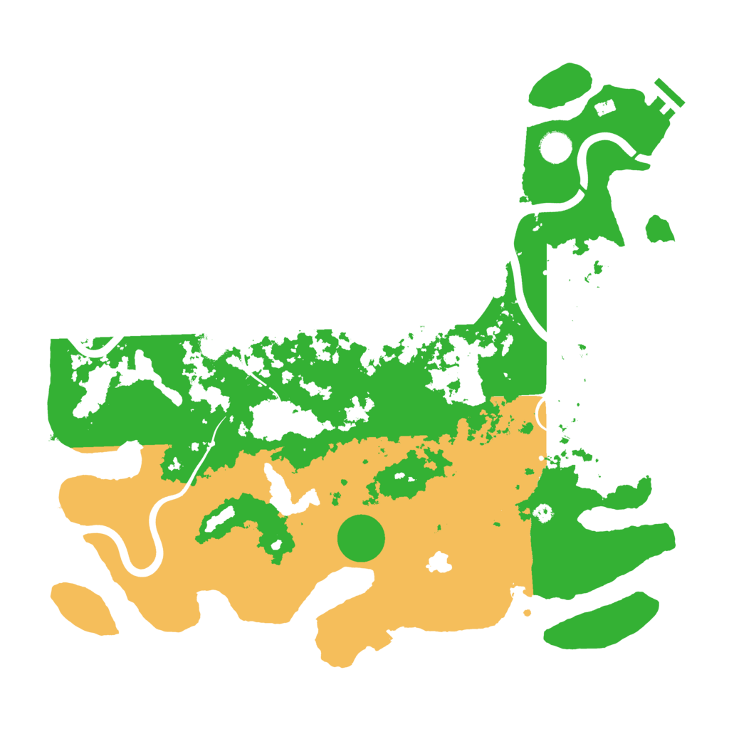Biome Rust Map: Procedural Map, Size: 4050, Seed: 360796585