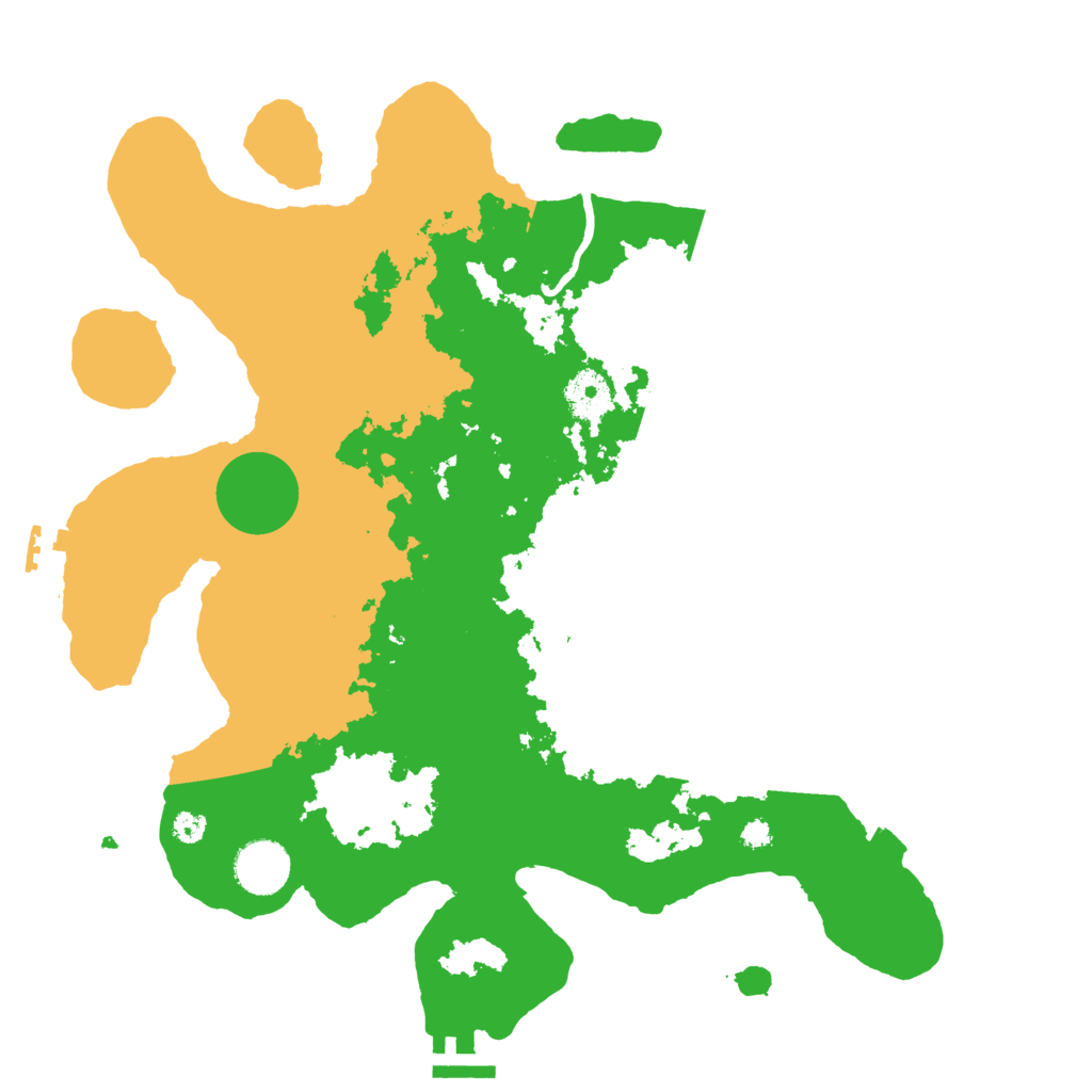 Biome Rust Map: Procedural Map, Size: 3500, Seed: 1805397173