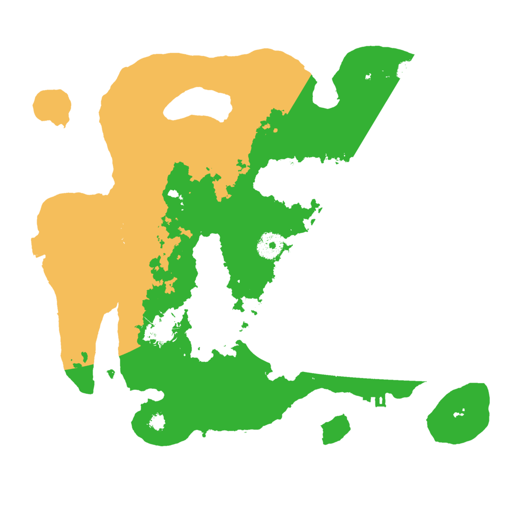 Biome Rust Map: Procedural Map, Size: 3000, Seed: 1256419250
