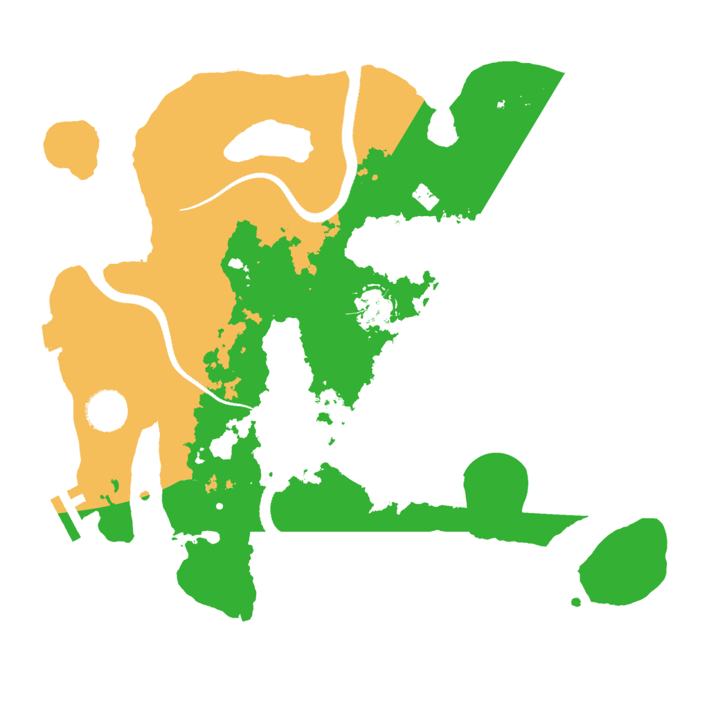 Biome Rust Map: Procedural Map, Size: 3000, Seed: 1256419250