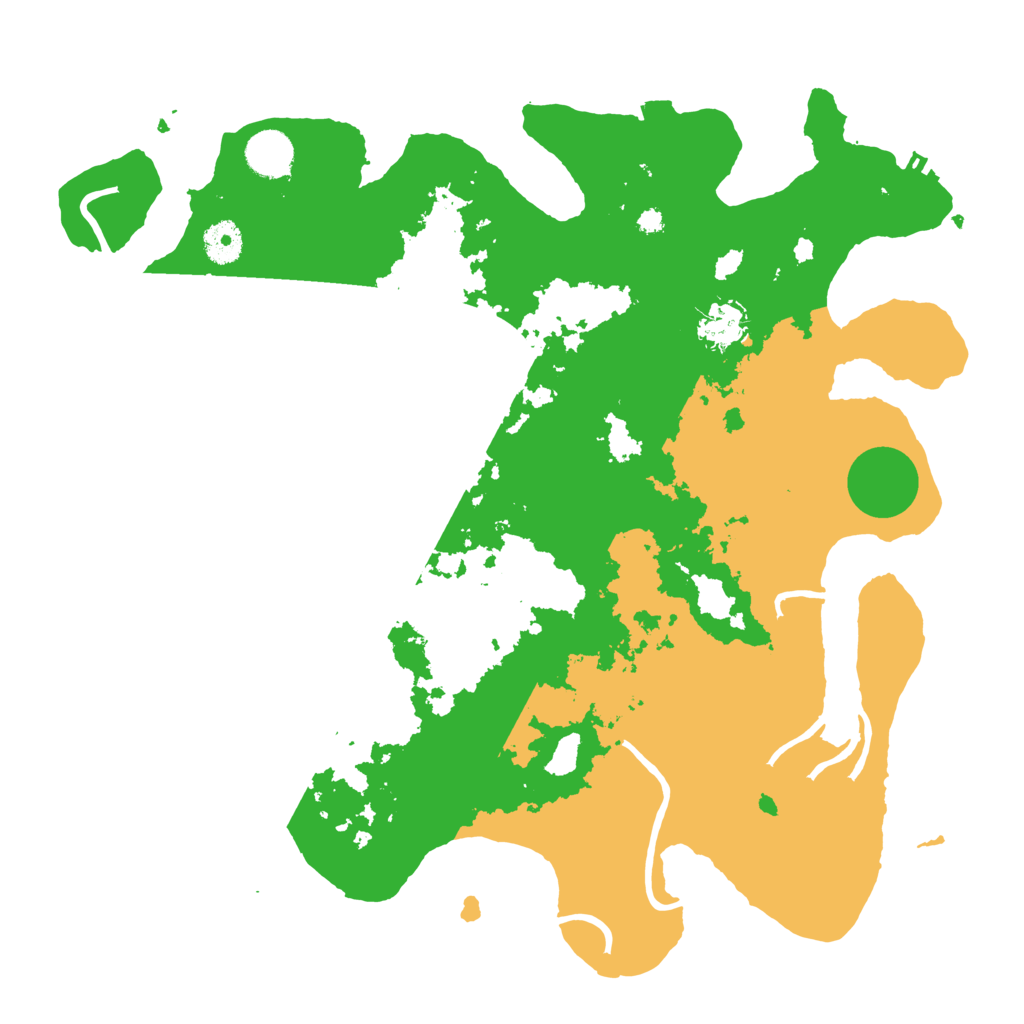 Biome Rust Map: Procedural Map, Size: 3800, Seed: 379683061