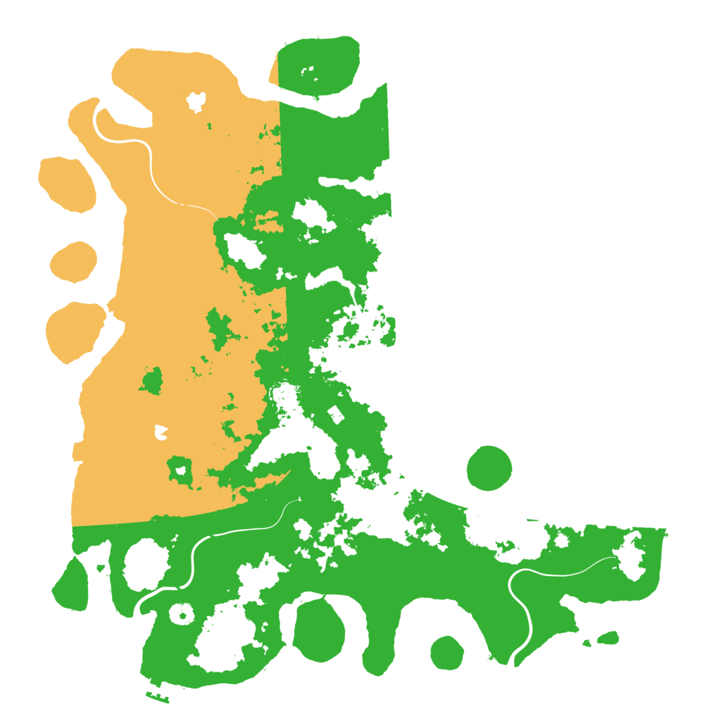 Biome Rust Map: Procedural Map, Size: 4500, Seed: 1396279581
