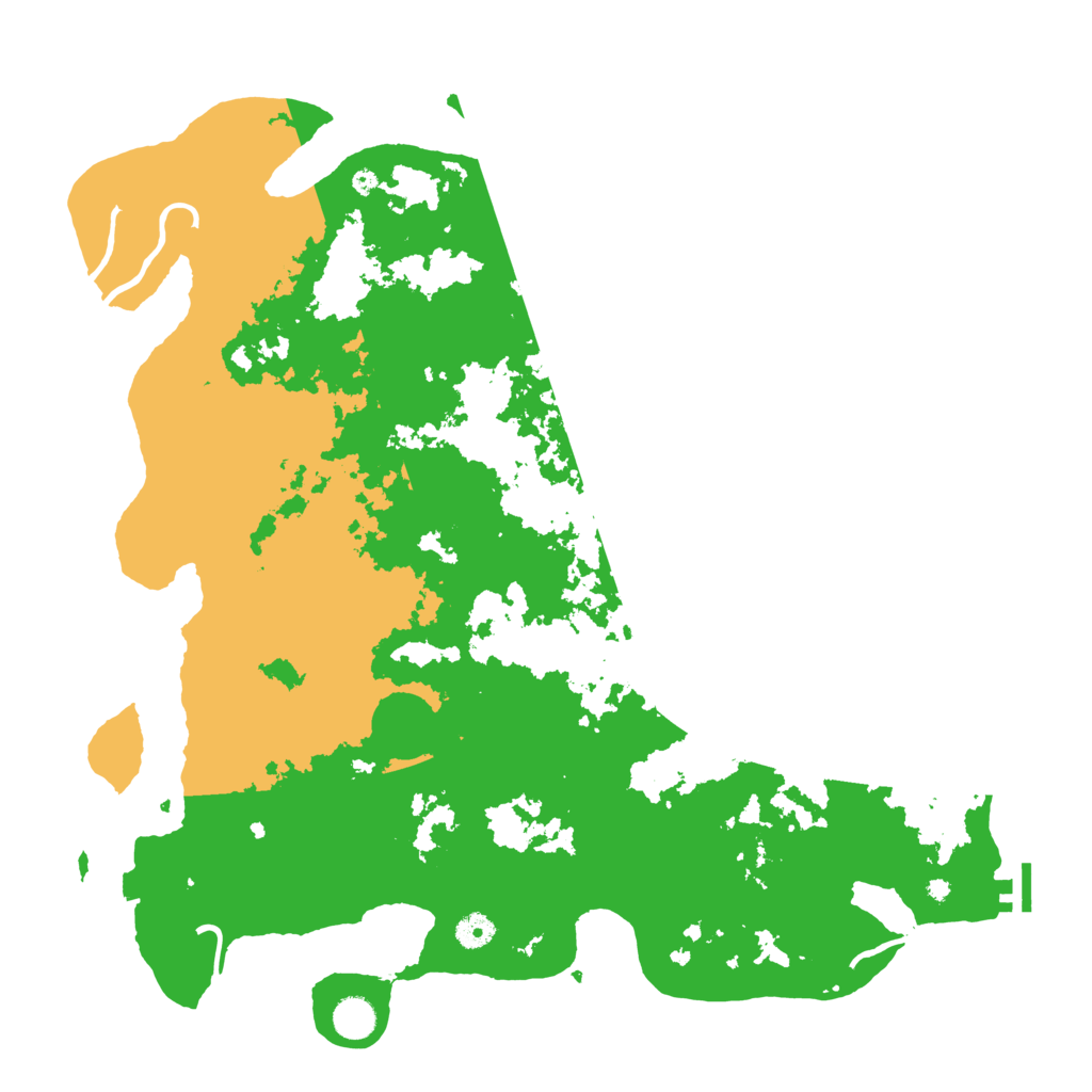 Biome Rust Map: Procedural Map, Size: 4500, Seed: 20258
