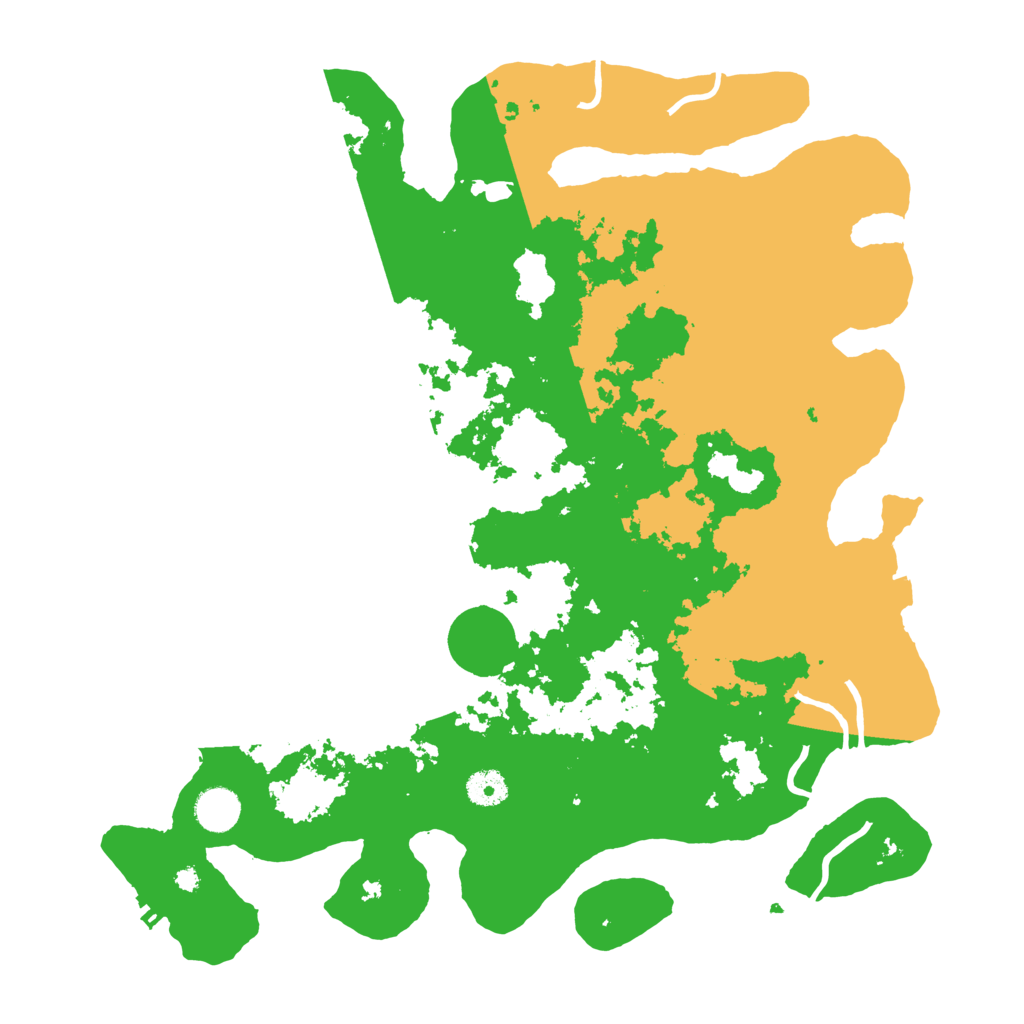 Biome Rust Map: Procedural Map, Size: 4000, Seed: 2001969293