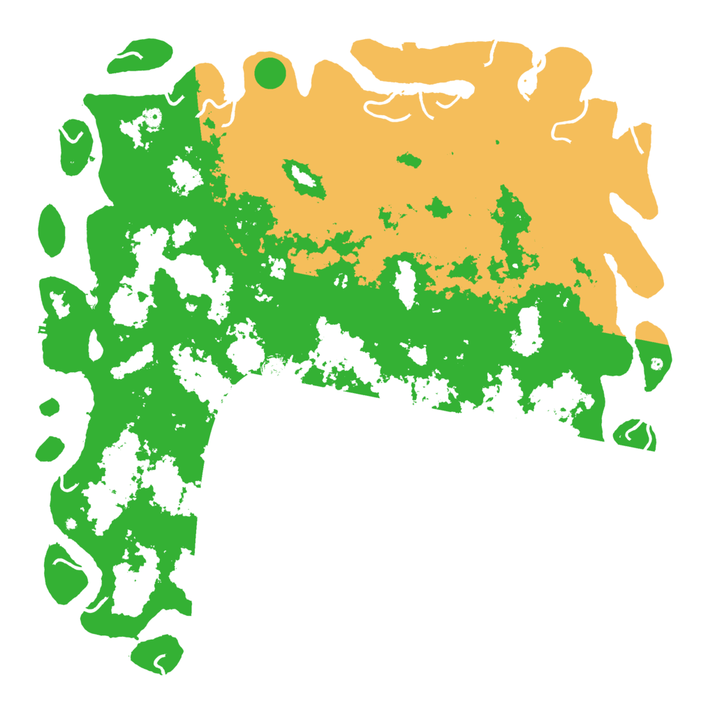 Biome Rust Map: Procedural Map, Size: 6000, Seed: 4658