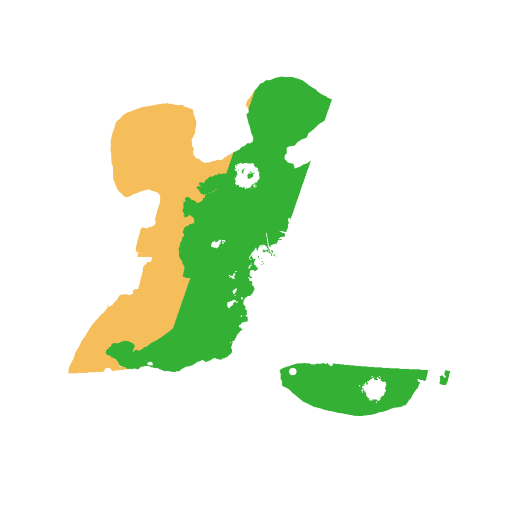 Biome Rust Map: Procedural Map, Size: 2000, Seed: 887