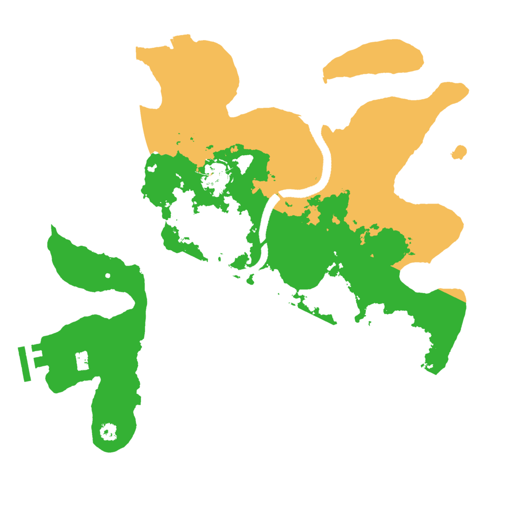 Biome Rust Map: Procedural Map, Size: 3000, Seed: 1756674925