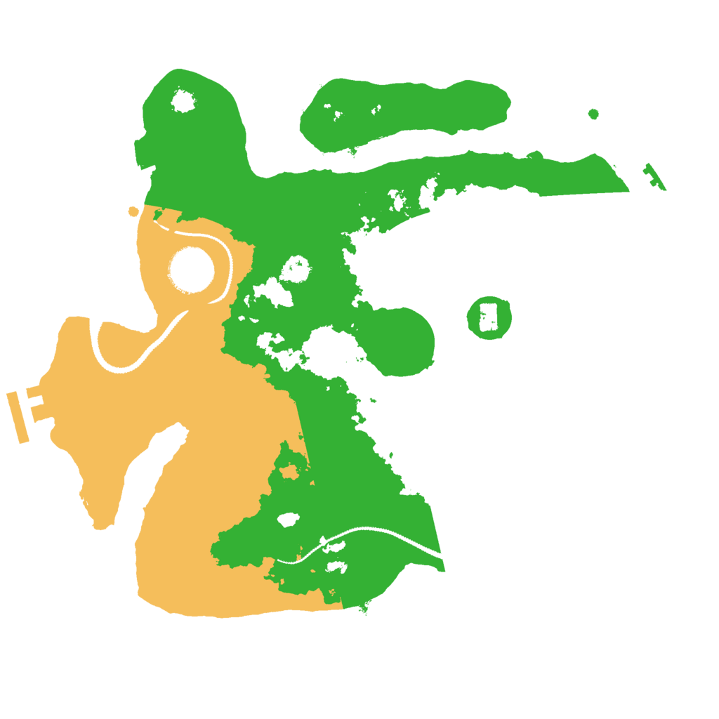 Biome Rust Map: Procedural Map, Size: 2800, Seed: 1633250297
