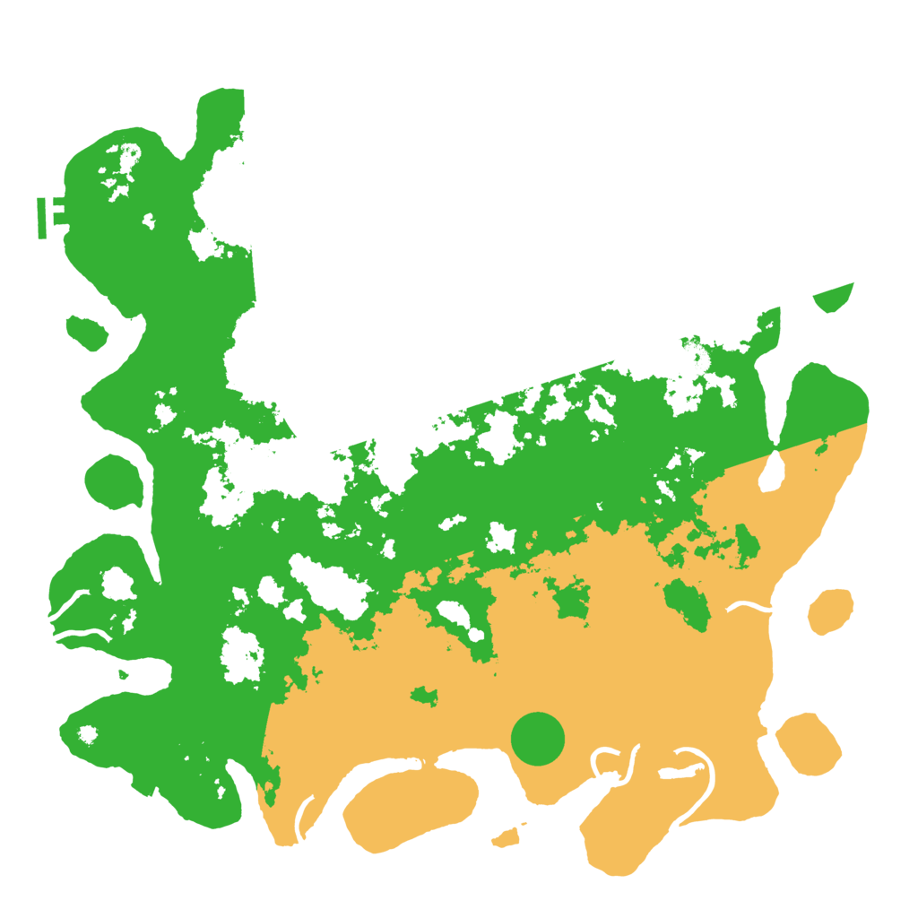 Biome Rust Map: Procedural Map, Size: 4500, Seed: 2101966714