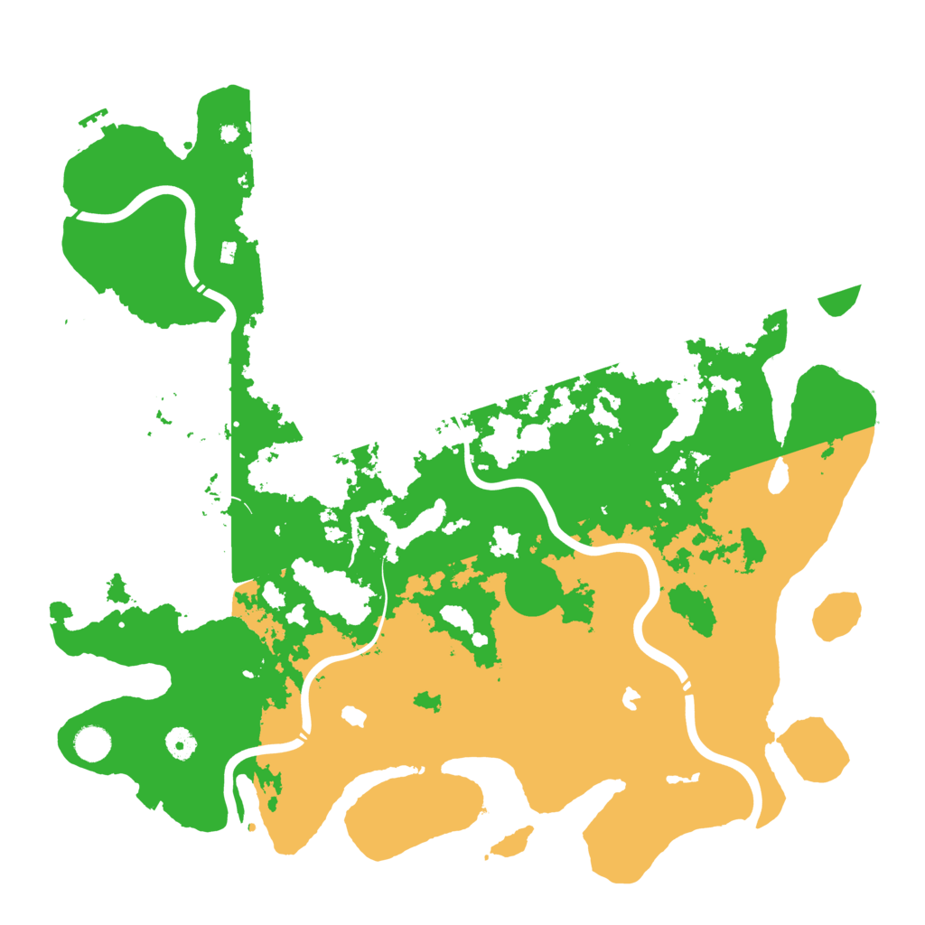 Biome Rust Map: Procedural Map, Size: 4500, Seed: 2101966714