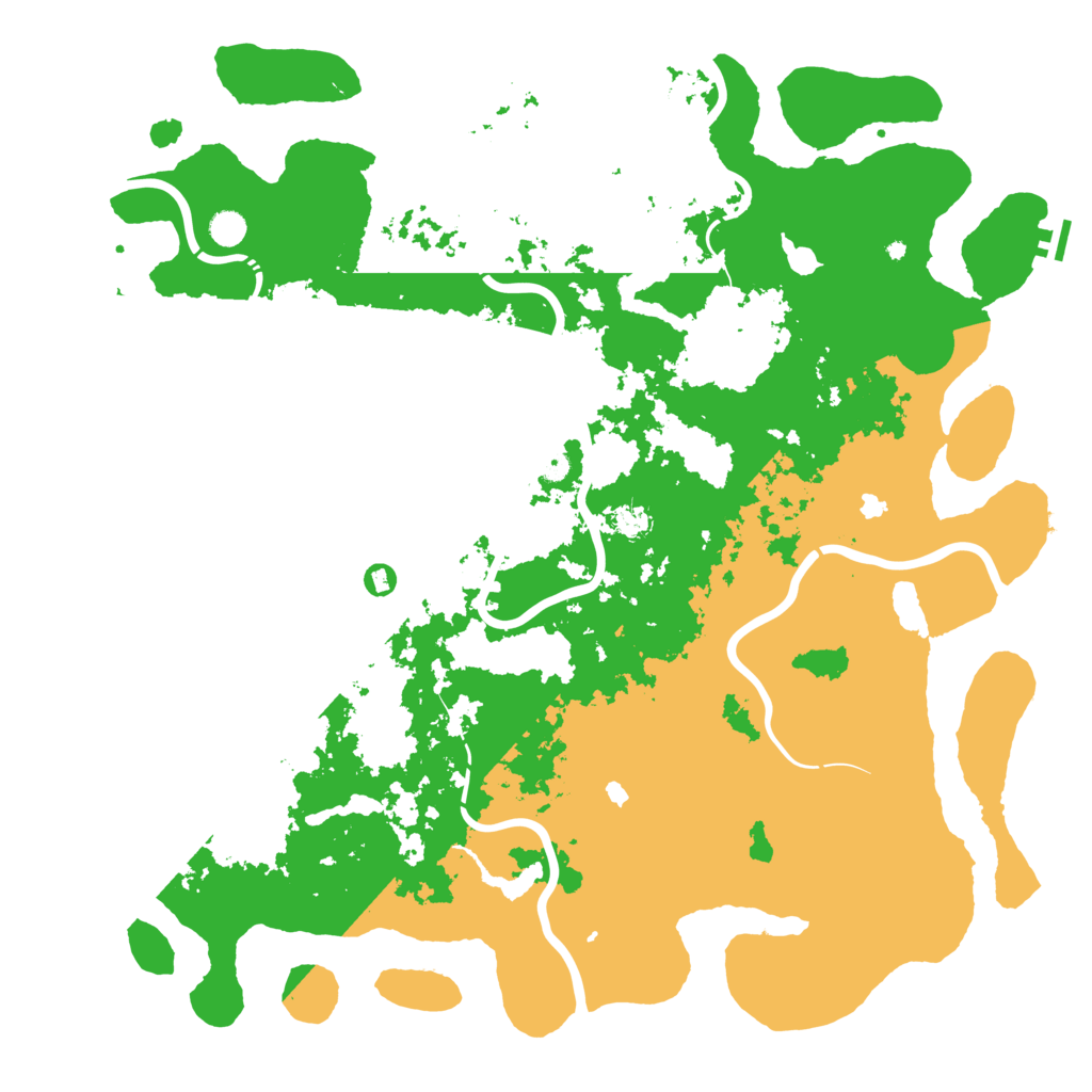 Biome Rust Map: Procedural Map, Size: 5300, Seed: 3486489