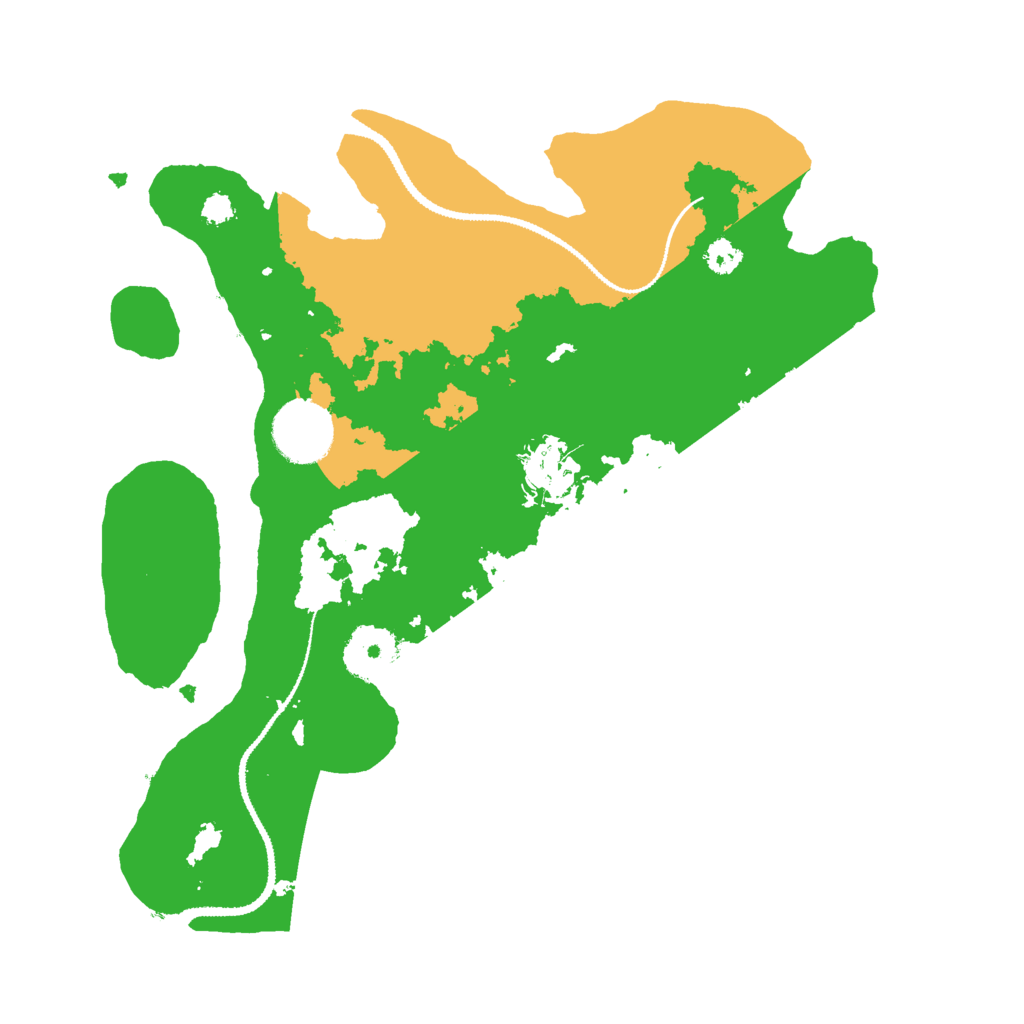 Biome Rust Map: Procedural Map, Size: 3000, Seed: 120898695