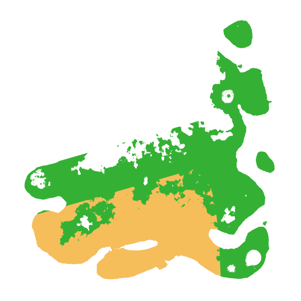 Biome Rust Map: Procedural Map, Size: 3500, Seed: 488048064