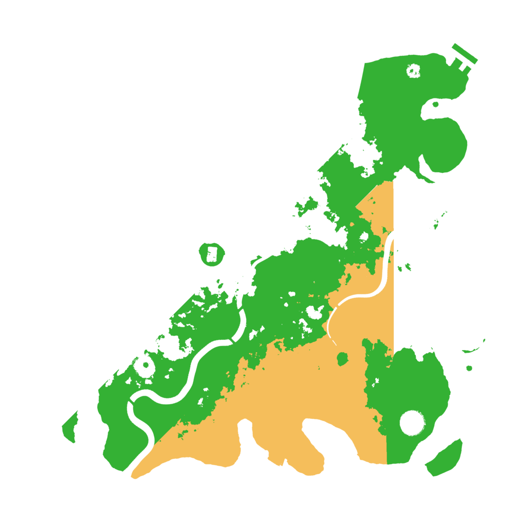 Biome Rust Map: Procedural Map, Size: 3700, Seed: 235871078